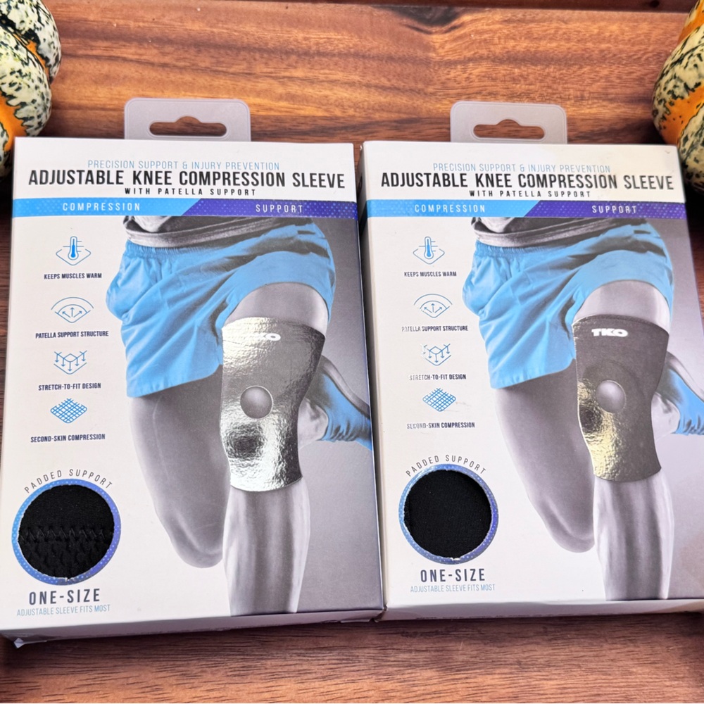 Men's Black and Gray Compression Sleeve